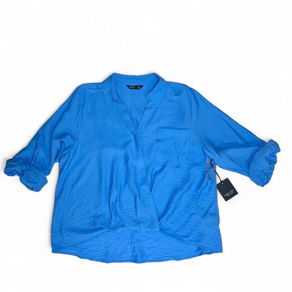 Simply Vera Vera Wang Surplice Blouse | NWT | Women’s 2XL - Picture 1 of 8